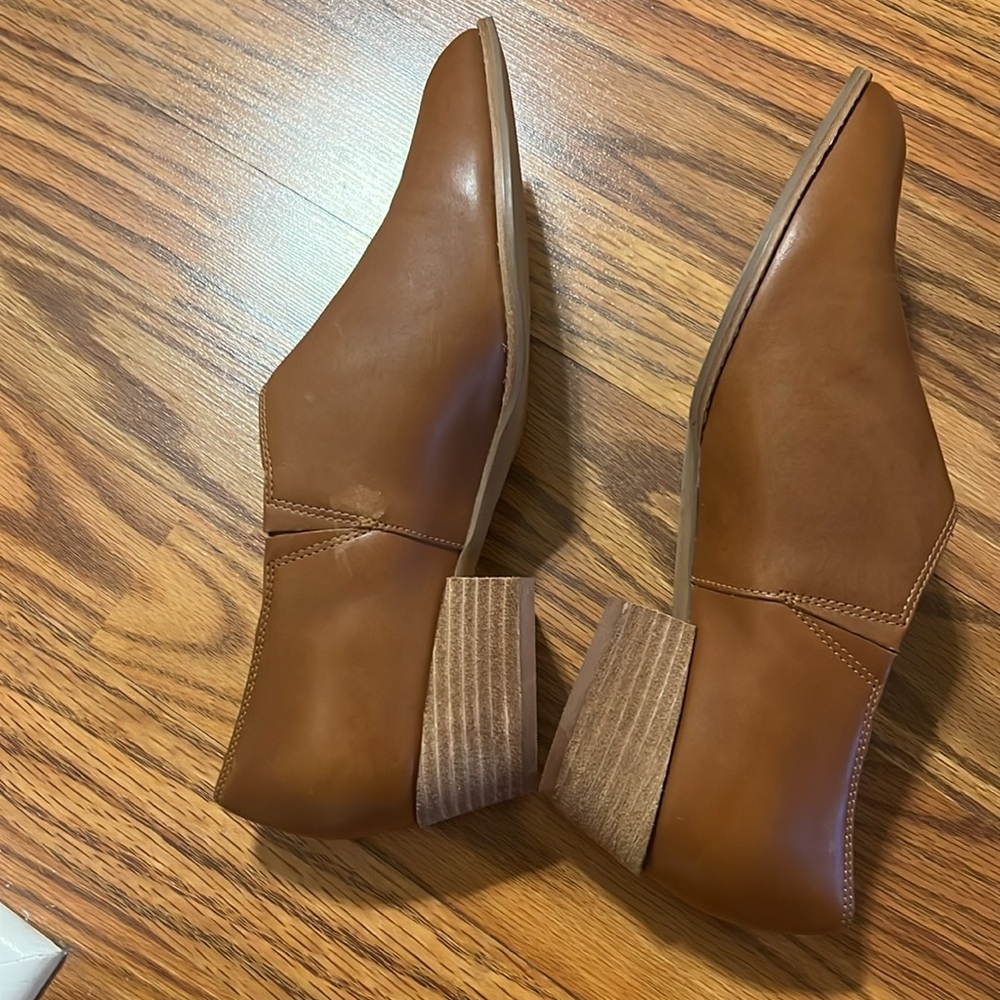 Madewell The Lucie shoes booties women size 11 brown Leather - Picture 8 of 12
